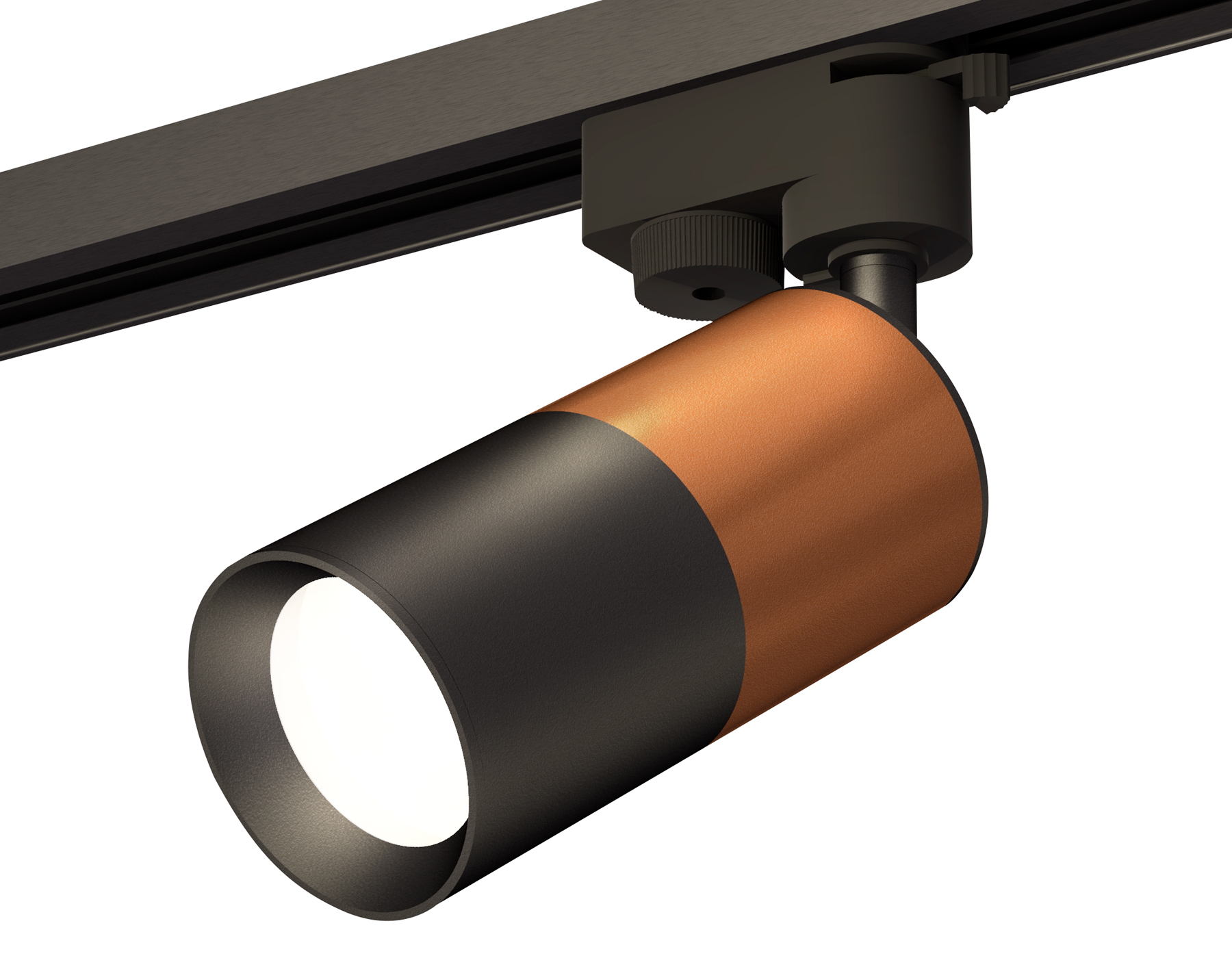 Комплект трекового однофазного светильника XT6302050 SBK/SCF черный песок/кофе песок MR16 GU5.3 (A2521, C6304, A2010, C6302, N6102)
