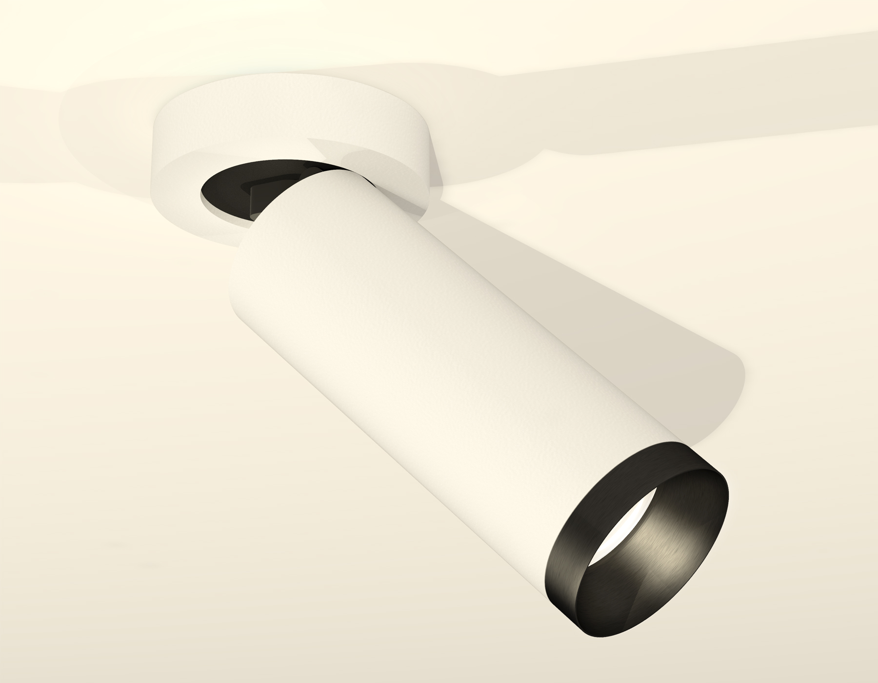 Комплект накладного поворотного светильника XM6342201 SWH/PBK белый песок/черный полированный MR16 GU5.3 (A2228, C6342, N6131)