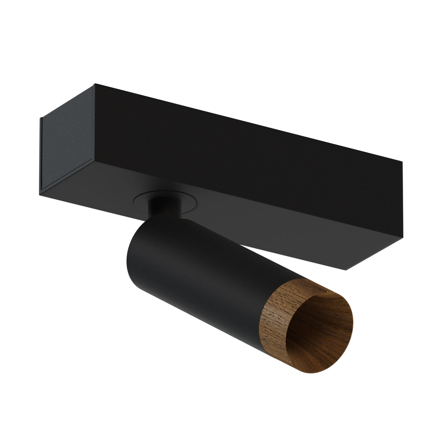 Накладной светодиодный светильник Ledron SAGITONY E S40 Wooden Black (10158)