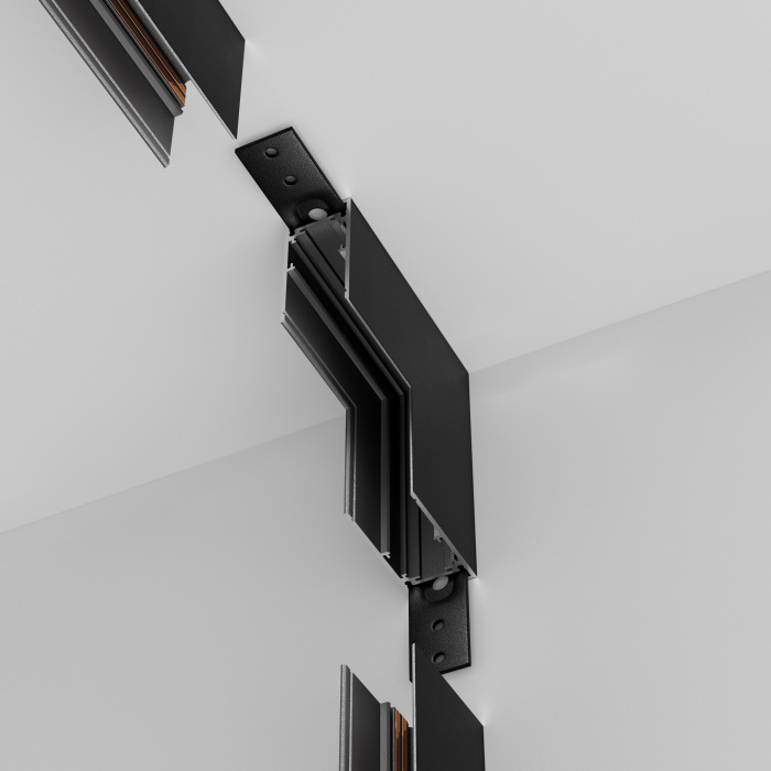 Коннектор внутренний Exility накладной черный магнитный Maytoni Technical TRA034ICL-41B