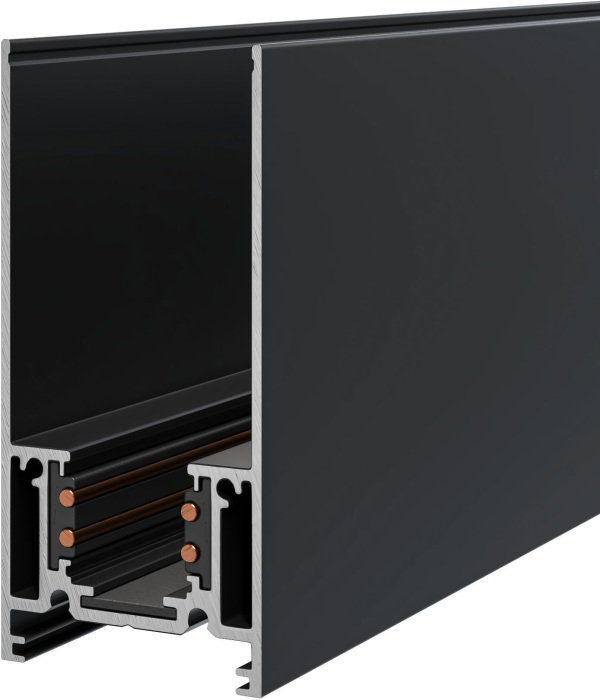 Шинопровод 1м S35 накладнойподвесной черный магнитный Maytoni Technical TRX004-211B