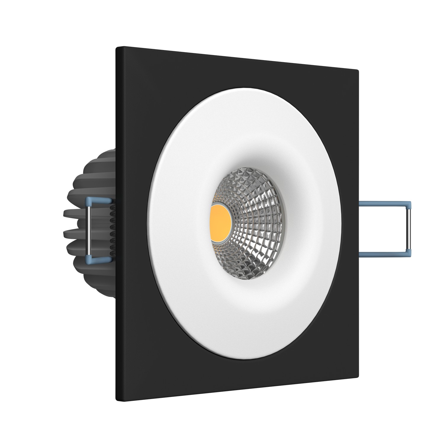 Встраиваемый светодиодный светильник Ledron LH07S-R SQ Black-White (2175)