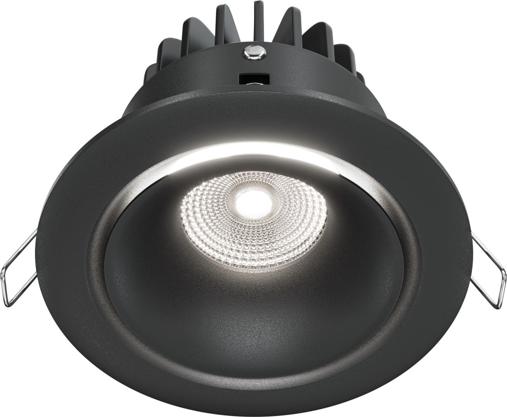 Встраиваемый светильник Yin 4000K 1x12Вт 60 LED Maytoni Technical DL031-L12W4K-B (dl031-l12w4k-b)