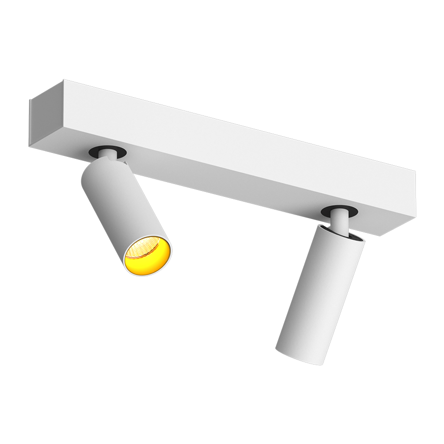 Накладной поворотный светодиодный светильник Ledron SAGITONY E2 S40 White-Gold 4000K (11138)