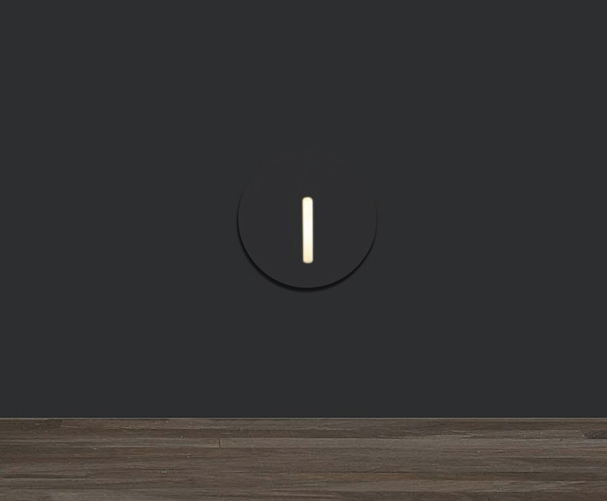 DL 3034 black светильник встраиваемый