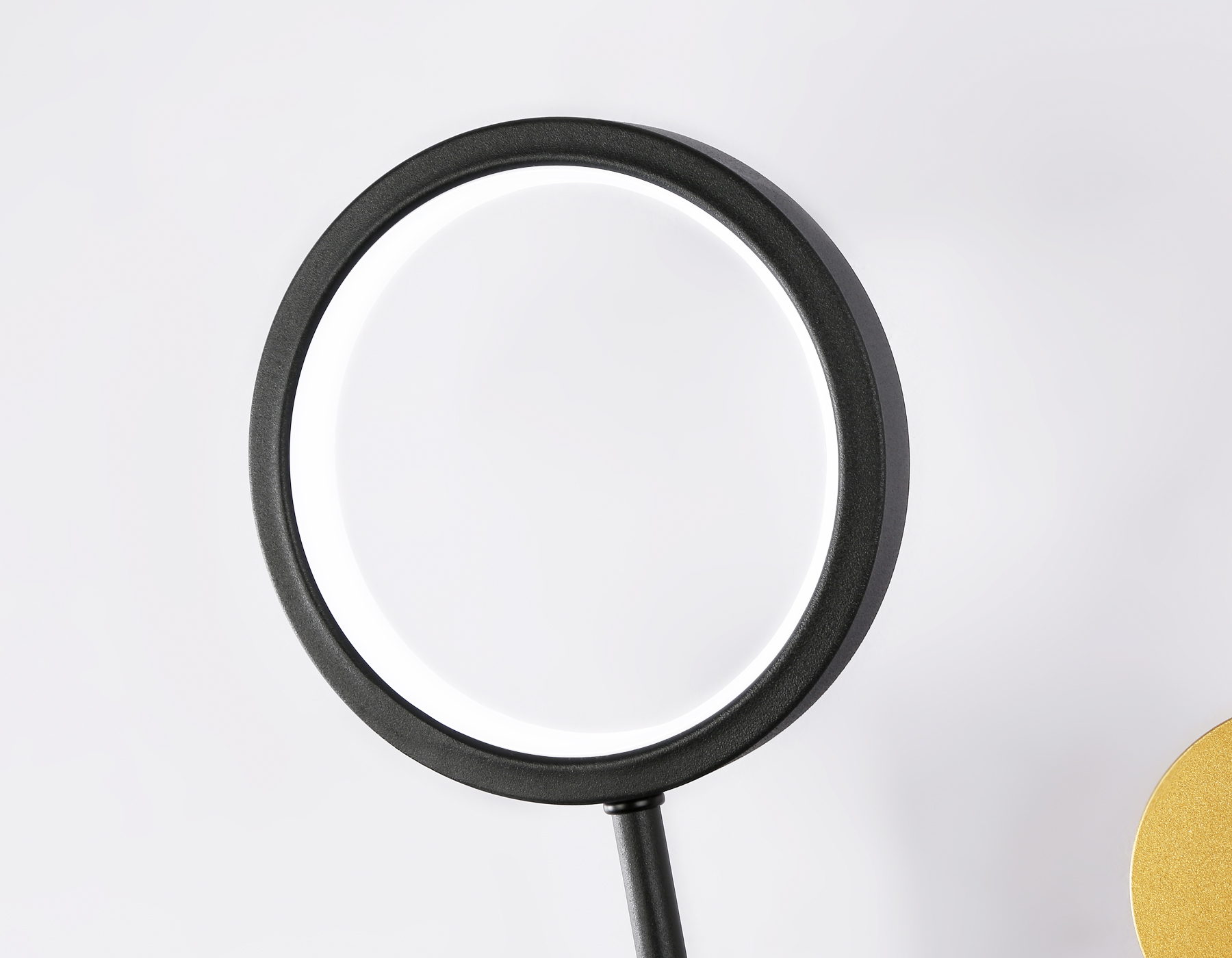 Настенный светодиодный светильник со сменной лампой FL51602/3 BK/GD черный/золото 11W 4200K+GU10 424*275*100