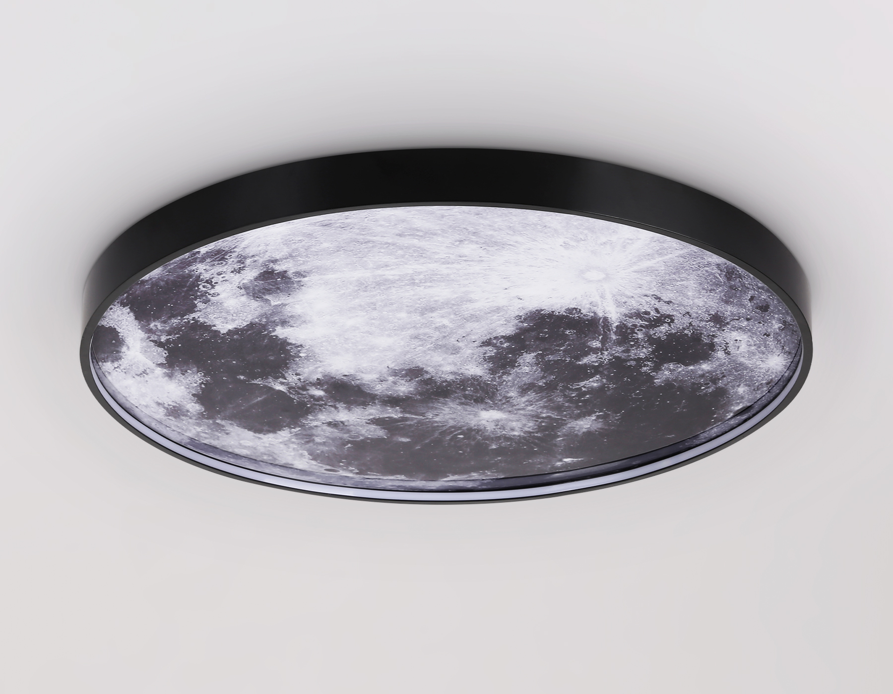 Настенно-потолочный светодиодный светильник FW11113 BK черный 31W LED 3000-6400K D500*38