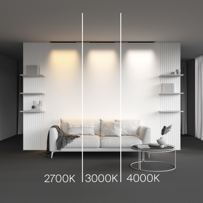 Трековый светильник магнитный 16W 24V Maytoni Basis TR192-1-16W3K-B (tr192-1-16w3k-b)