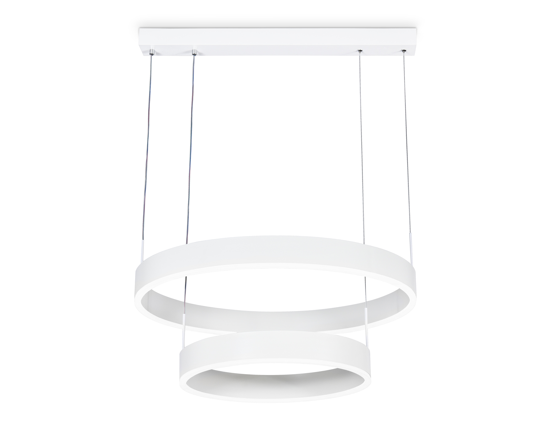 Подвесной светодиодный светильник с пультом управления FA6611/2 WH белый 85W D400/600*730 (ПДУ РАДИО 2.4G)