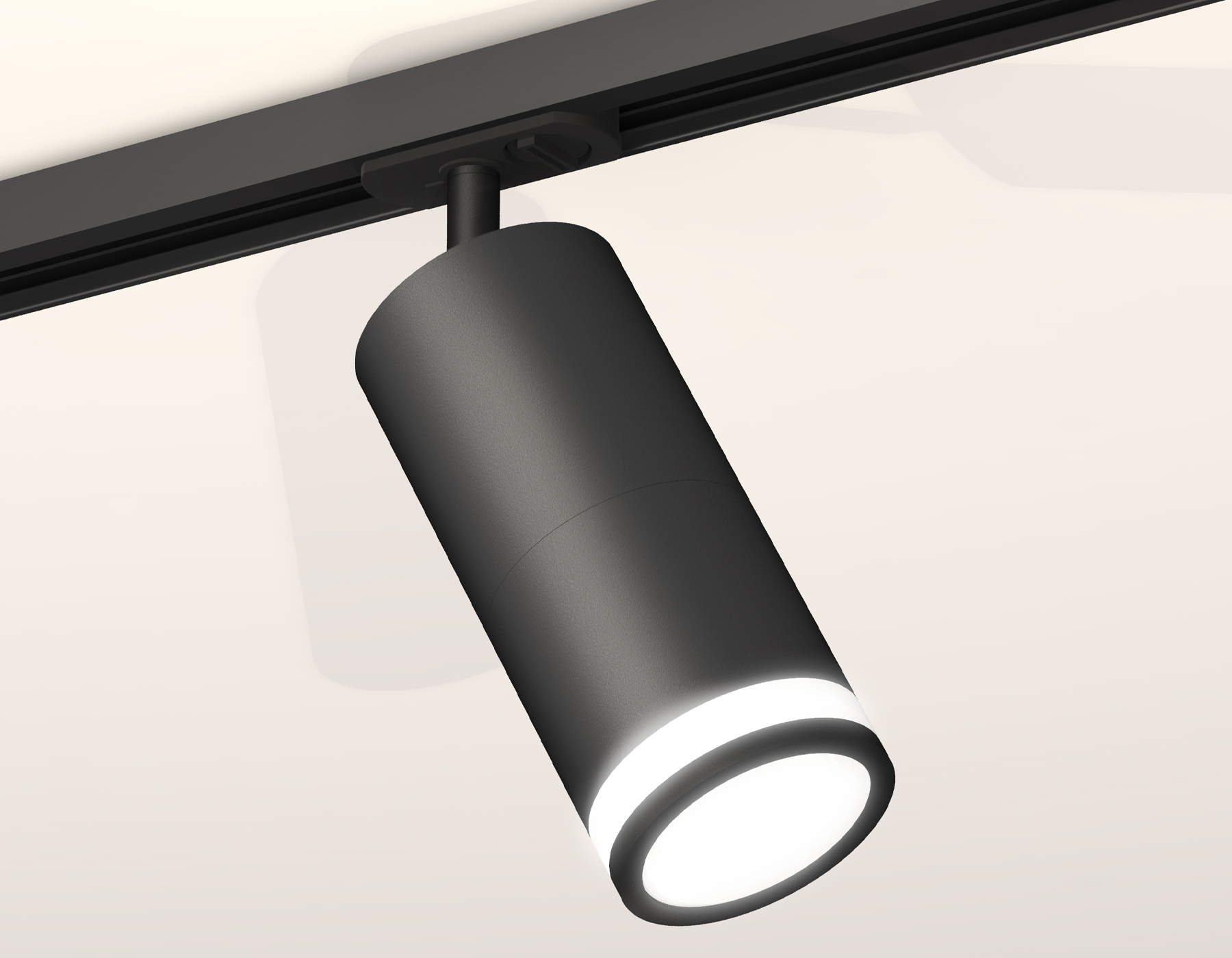 Комплект трекового светильника с акрилом XT7402110 SBK/FR черный песок/белый матовый MR16 GU5.3 (A2537, C7422, A2011, C7402, N7121)