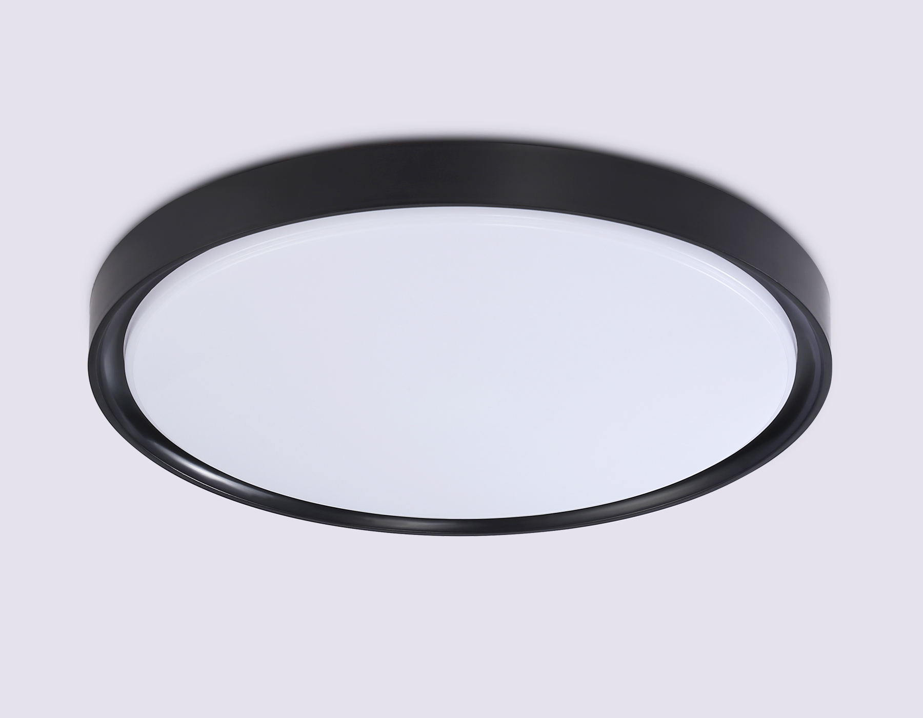 Потолочный светодиодный светильник с высокой степенью защиты IP54 FZ1248 BK черный IP54 30W 5000K D380*60 (Без ПДУ)