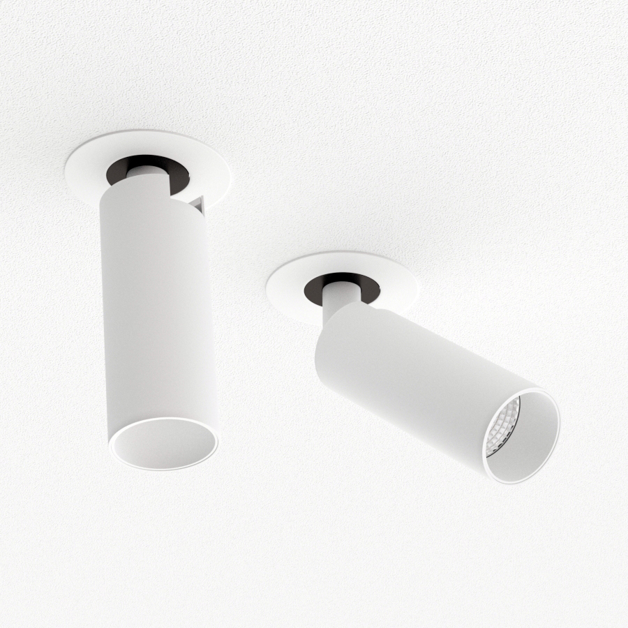 Встраиваемый поворотный светодиодный светильник Ledron SAGITONY R BASIC S40 White (2031)