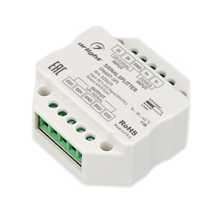 Усилитель SMART-SPI (12-24V, 2 output) (Arlight, IP20 Пластик, 5 лет) 028419