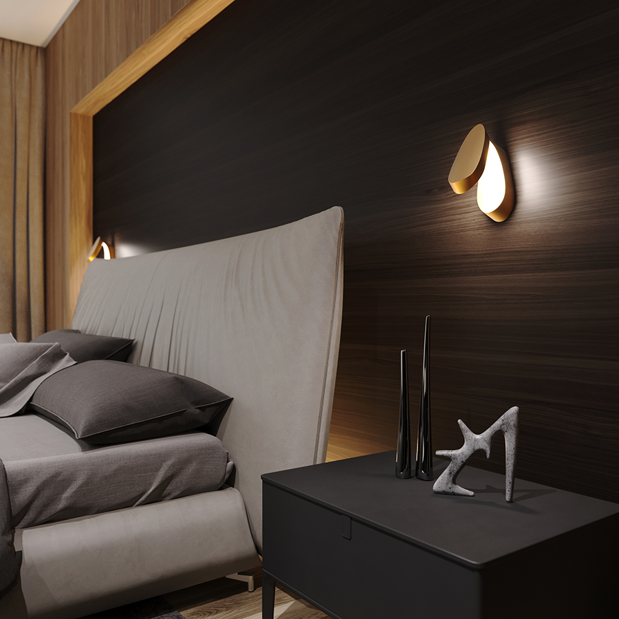 Настенный светодиодный светильник GLORY Black (10102)