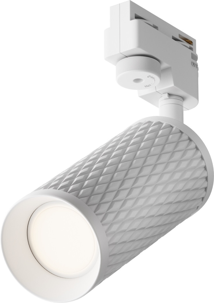 Трековый светильник Focus Design Unity GU10 50Вт однофазный Maytoni Technical TR011-1-GU10-W (tr011-1-gu10-w)