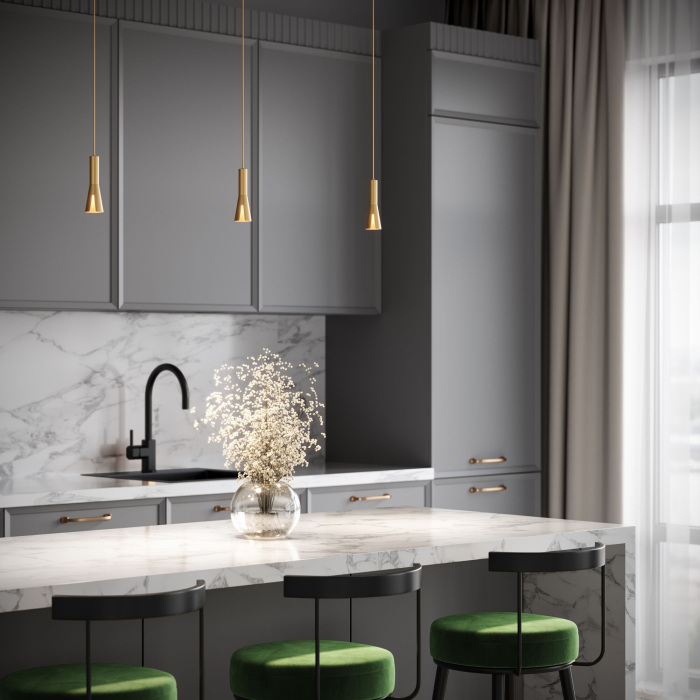 Светильник подвесной светодиодный Elektrostandard Pino 50311 LED 5W 4000K золотой (a067972)