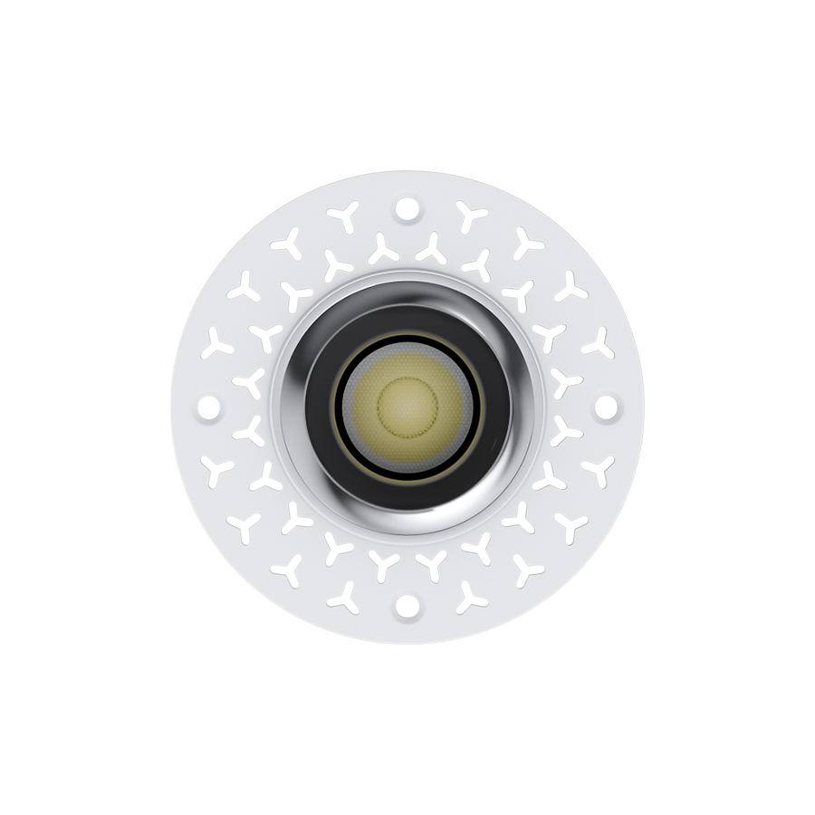 Встраиваемый светодиодный светильник под шпаклевку Starship Silver 7W Zigbee (11084)