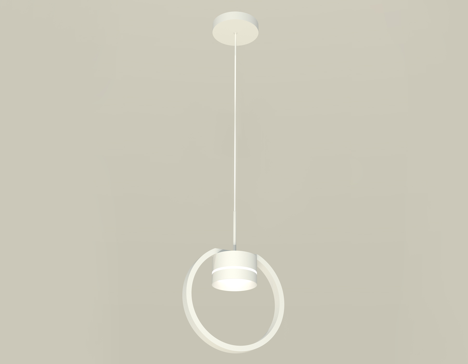 Комплект подвесного светильника с акрилом XB9101153 SWH/FR белый песок/белый матовый GX53 (C9101, N8461)