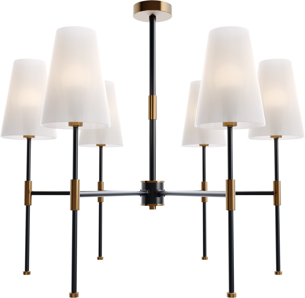 Потолочная люстра на штанге Tida FR5196PL-06BBS (fr5196pl-06bbs)