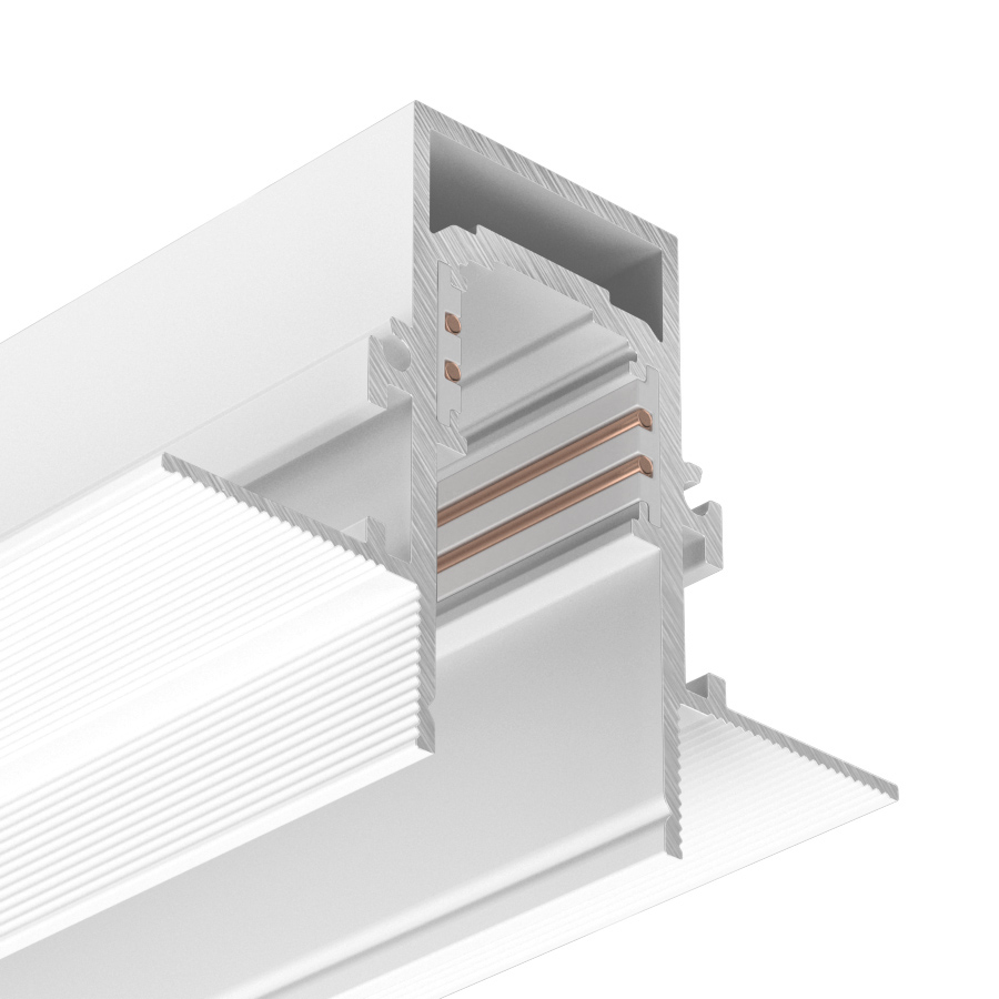 Встраиваемый магнитный трек Ledron АВД-7715 White (9804)