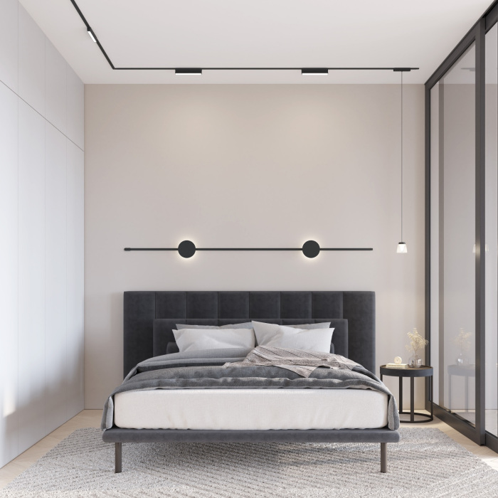 Трековый светильник магнитный 48V Denkirs Air Linear DK5300-BK (dk5300-bk)