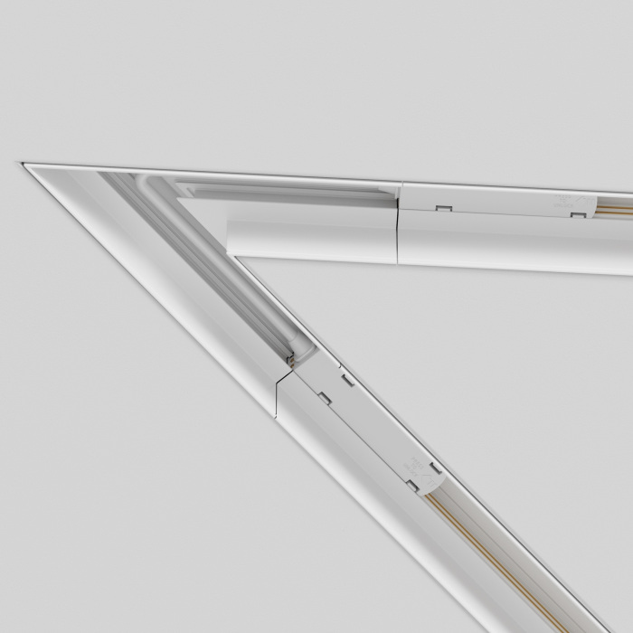 Угол-соединитель 45 Gravity встраиваемый белый магнитный Maytoni Technical TRA010CLS-42W