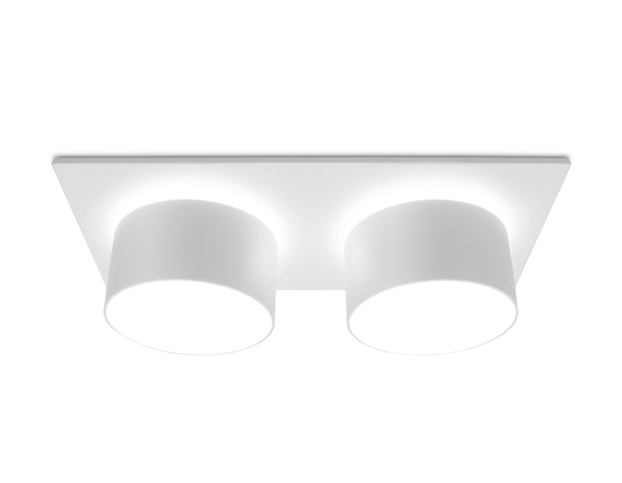 Встраиваемый точечный светильник MR16 в стиле техно TN330/2 SWH белый песок GU5.3 182*92*60