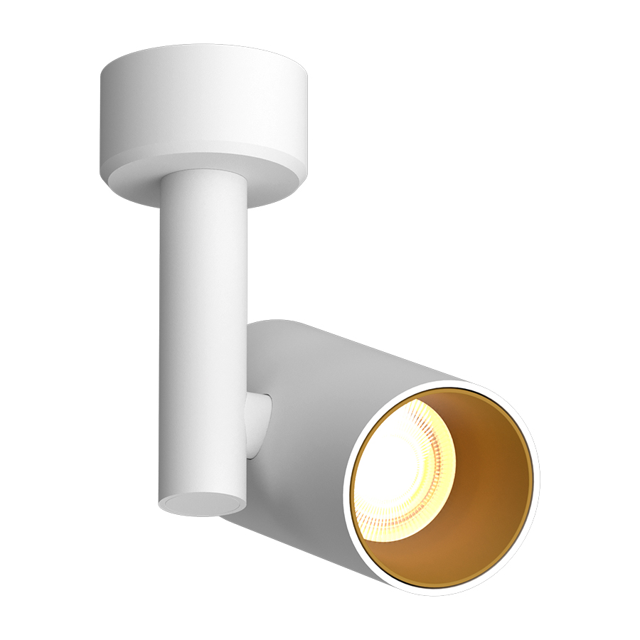 Накладной поворотный светодиодный светильник Ledron CSU0609 White-Gold TRIAC (10134)