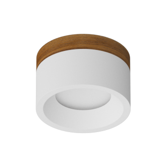 Накладной светодиодный светильник Ledron SUITABLE MIDDLE Wooden White (4426)