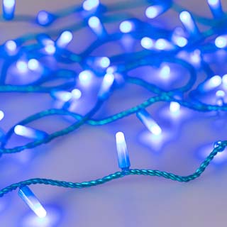 Светодиодная гирлянда ARD-STRING-CLASSIC-10000-BLUE-100LED-MILK-STD Blue (230V, 7W) (Ardecoled, IP65) 031198