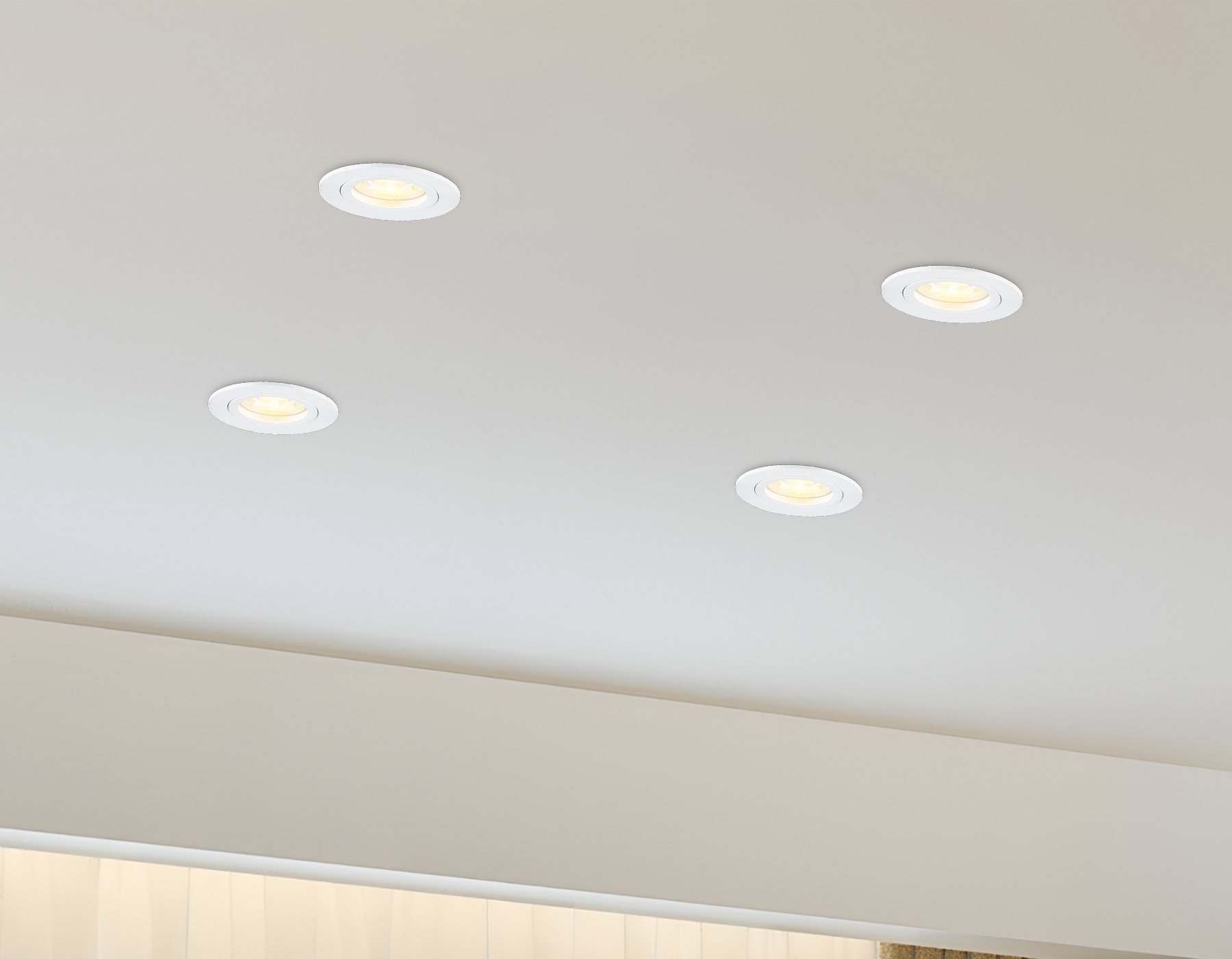 Светильник встраиваемый TN102450 WH белый GU5.3 D85*28