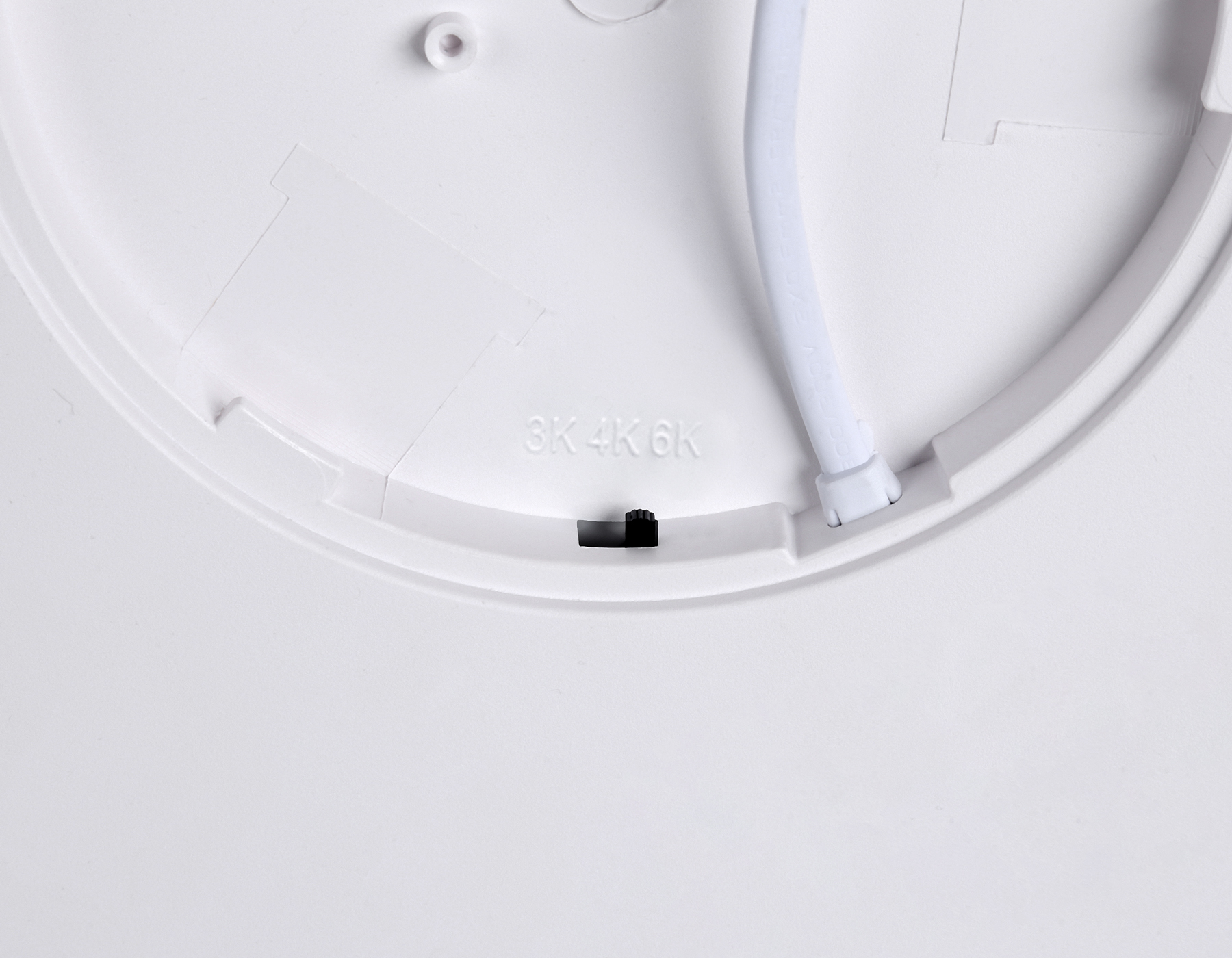 Светильник светодиодный ультратонкий 3000K-6500K с CCT-переключателем FZ1906 BK черный IP54 26W 3000K-6500K CCT-переключатель D370*25 (Без ПДУ)