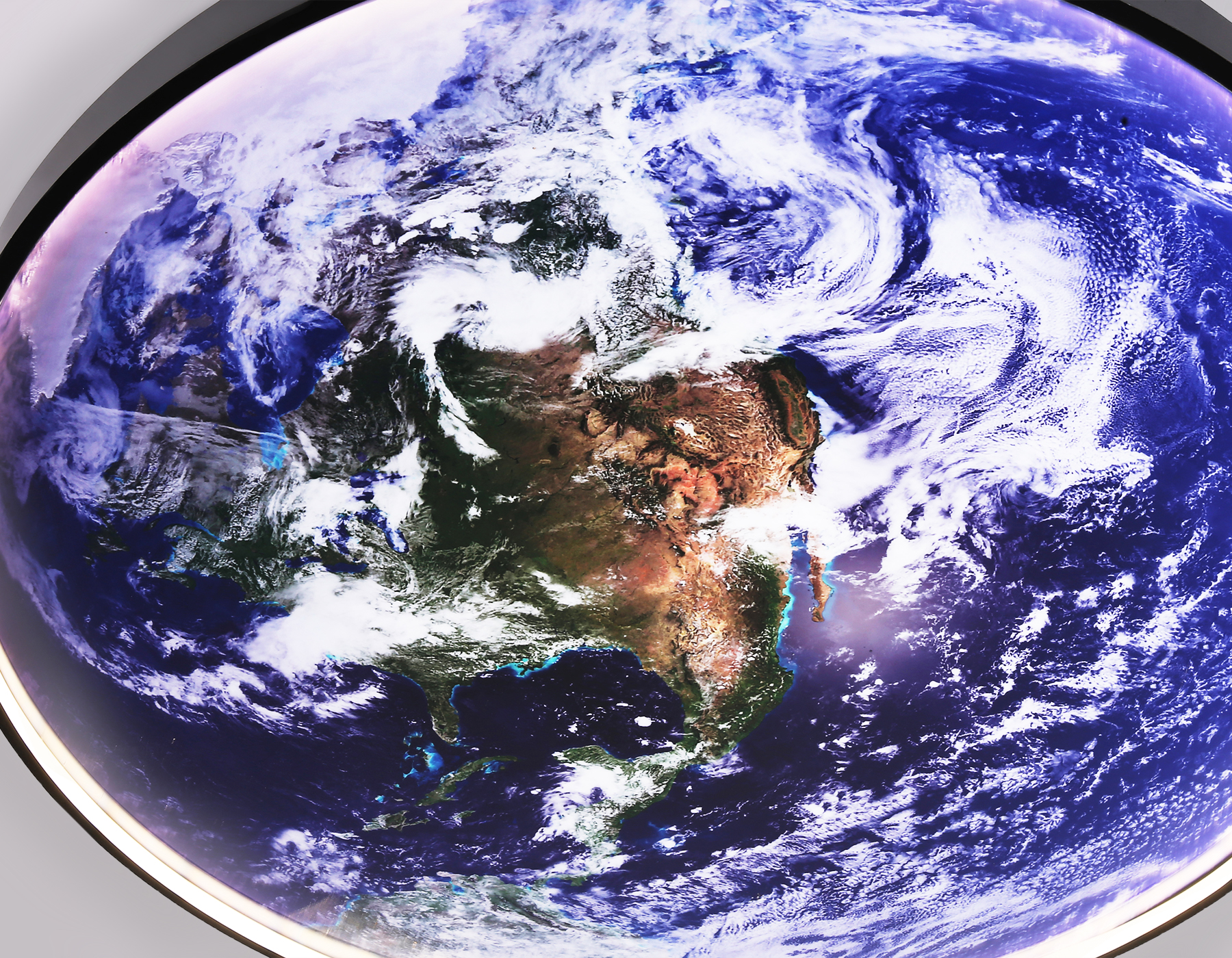 Настенно-потолочный светодиодный светильник FW11136 BK черный 50W LED 3000-6400K D800*38