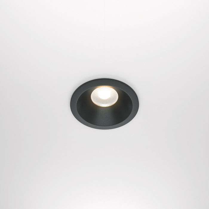 Встраиваемый светильник Zoom 3000K 1x12Вт 60 IP 65 Dim Triac LED Maytoni Technical DL034-L12W3K-D-B (dl034-l12w3k-d-b)