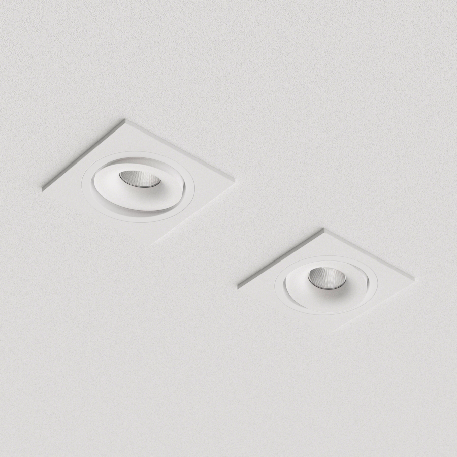 Встраиваемый поворотный светодиодный светильник Ledron MJ1006 SQ White (2146)