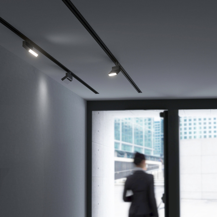 Трековый светильник для однофазного шинопровода Arda черный 10 Вт 4200 K 8501501 (a057435)