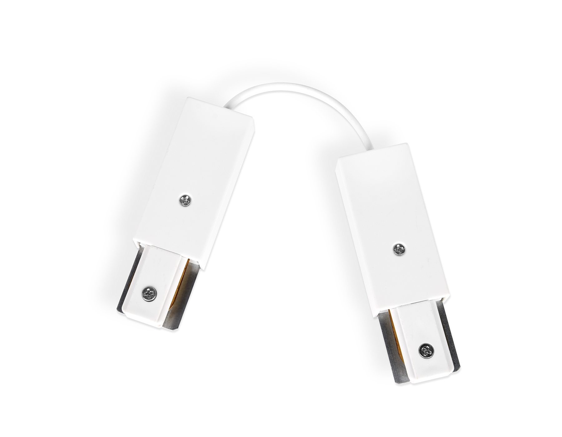 Коннектор гибкий однофазный для соединения трековых шинопроводов GL7087 WH коннектор гибкий однофазный для соединения трековых шинопроводов