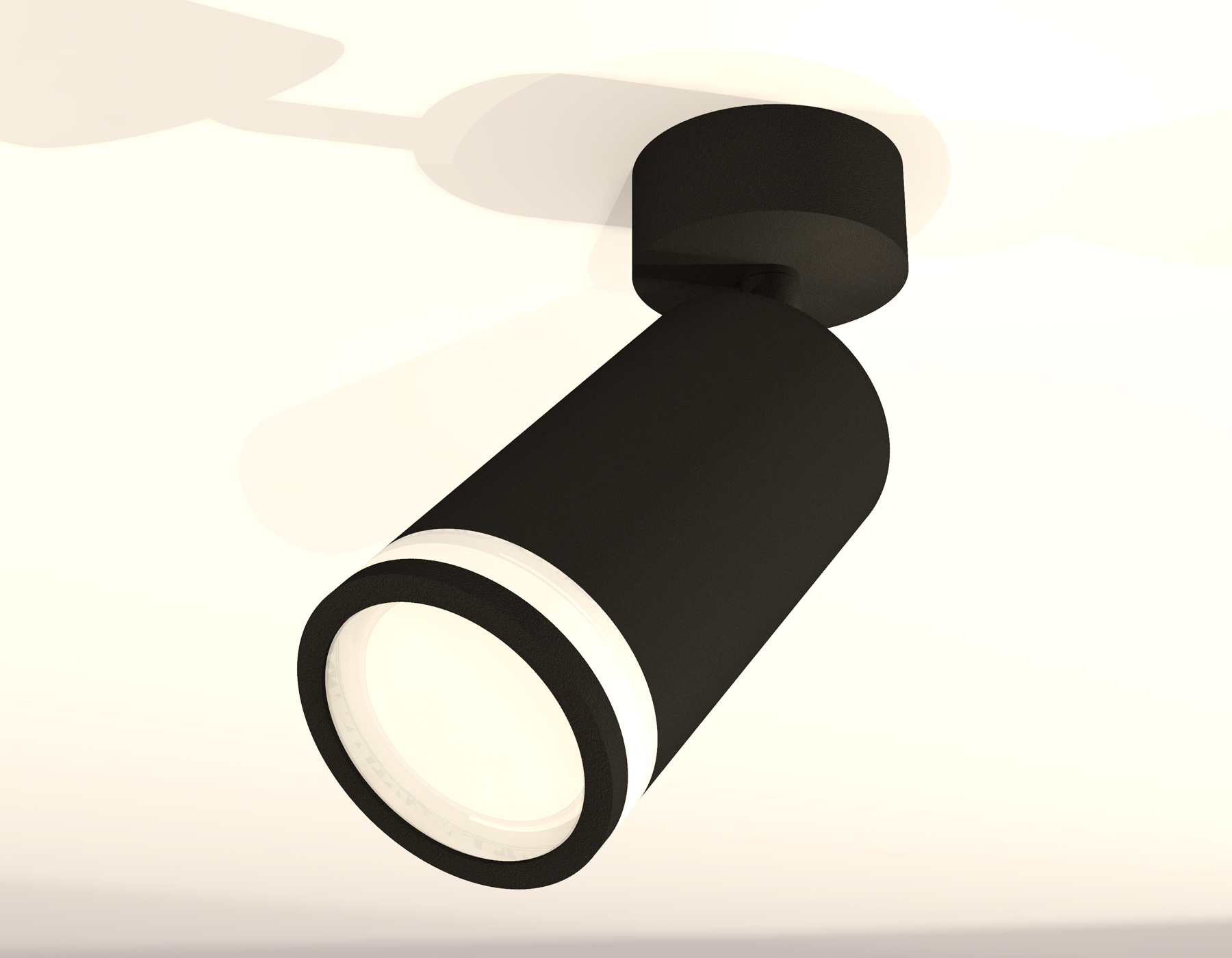 Комплект поворотного светильника с акрилом XM6323013 SBK/FR черный песок/белый матовый MR16 GU5.3 (A2210, C6323, N6221)