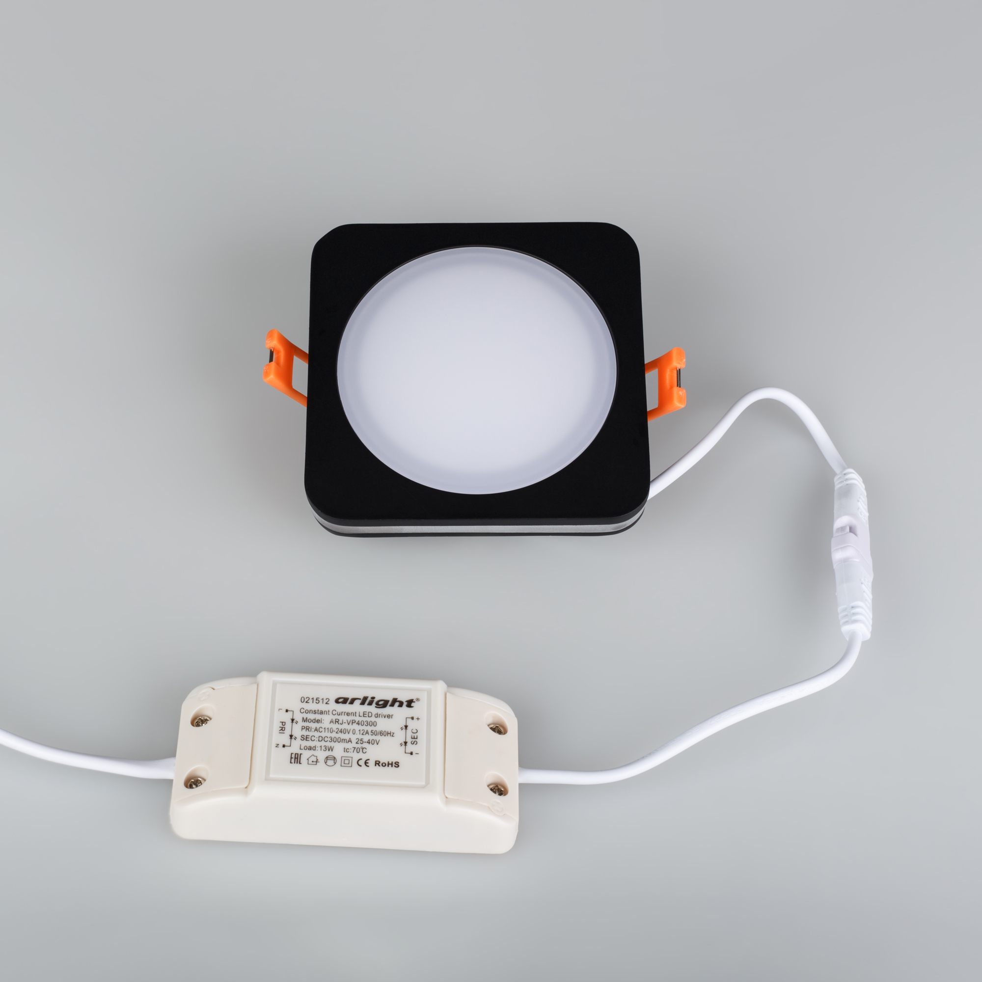 Светодиодная панель LTD-96x96SOL-BK-10W Day White (Arlight, IP44 Пластик, 3 года) 022008