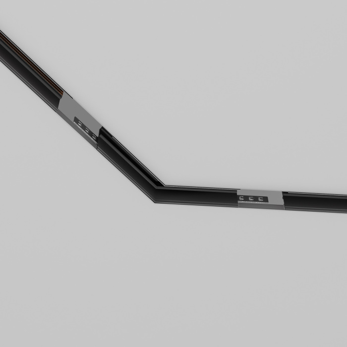 Угол-соединитель 135 Exility встраиваемый черный магнитный Maytoni Technical TRA034CLO-42B