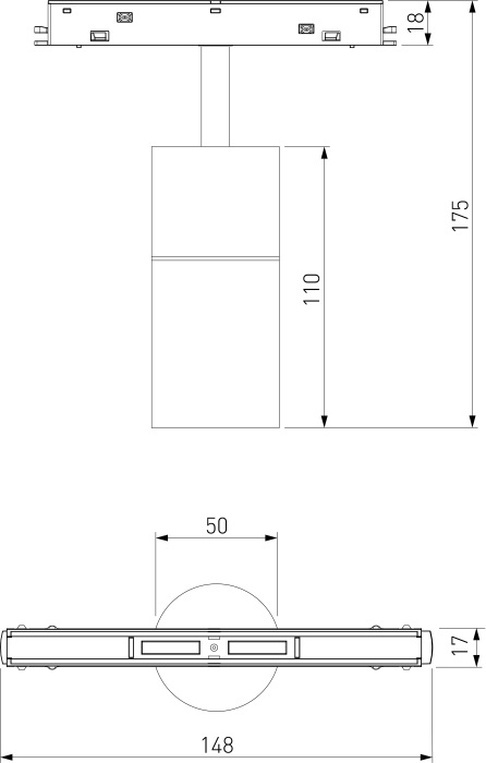 Трековый светильник магнитный светодиодный Elektrostandard Slim Magnetic 8507401 (a063537)