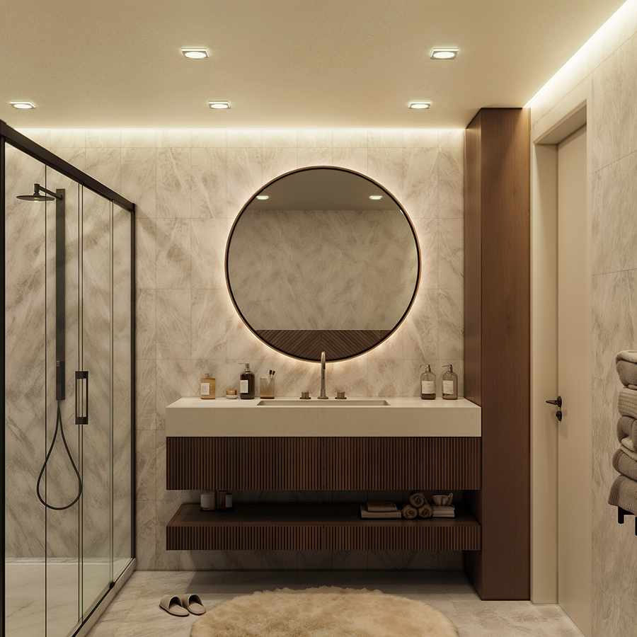 Встраиваемый светодиодный светильник Ledron LIP0906-5W-F 3000K White TRIAC (10286)