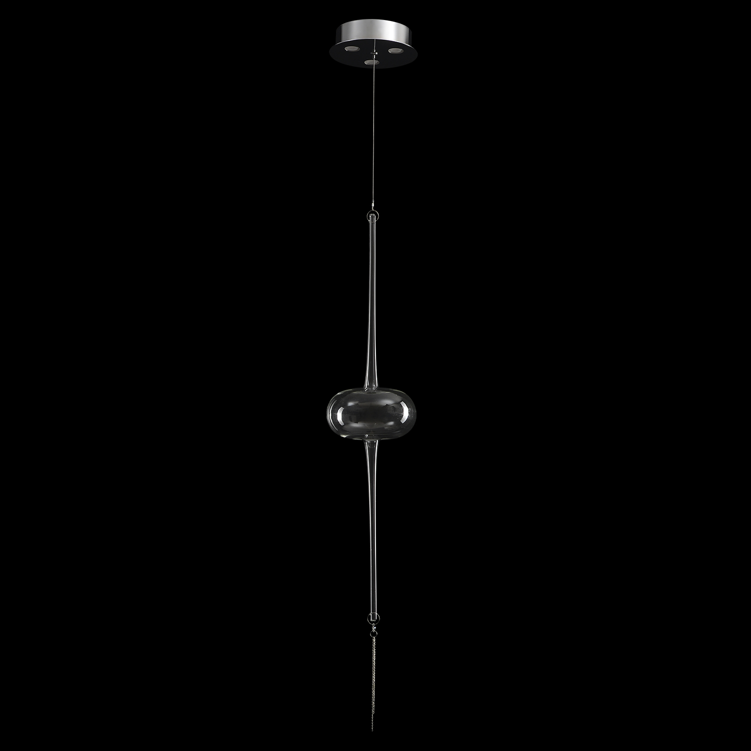 Светильник подвесной Crystal Lux GLASS SP3W LED CHROME