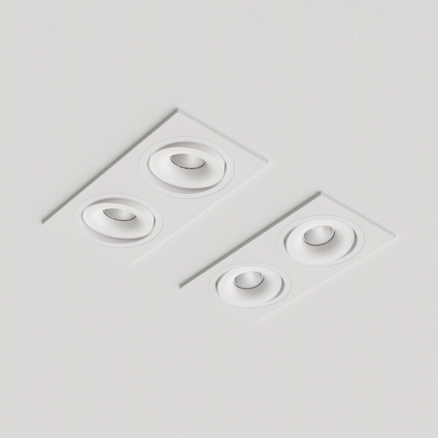 Встраиваемый поворотный светодиодный светильник MJ1006 SQ2 White 4000K (10511)