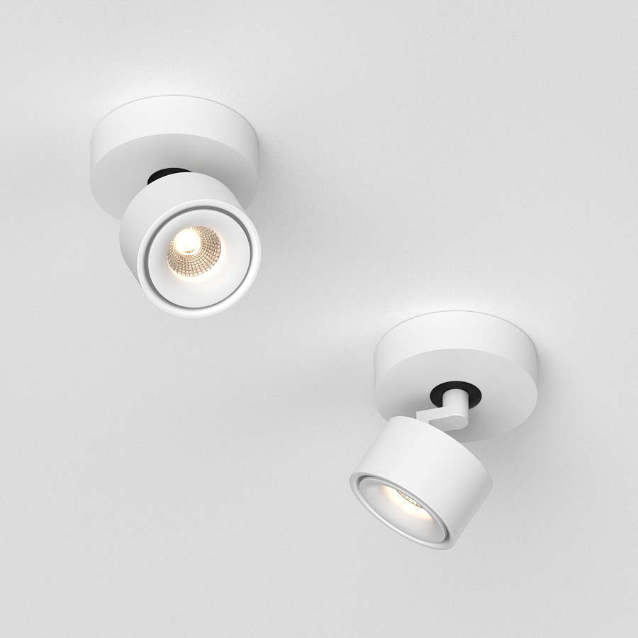 Накладной поворотный светодиодный светильник Ledron SAGITONY R1 S75 White Dim 4000K (11162)