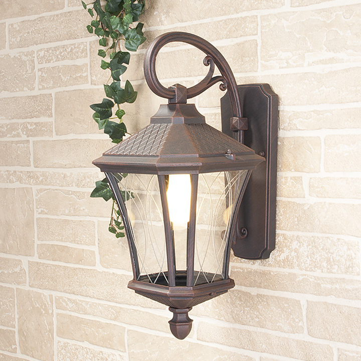 Настенный уличный фонарь капучино арт GLXT-1450D Elektrostandard Virgo GLXT-1450D (electrostandart_a031921)