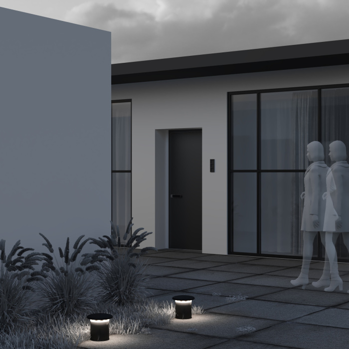 Наземный уличный светильник Maytoni Grip O460FL-L10GF3K (o460fl-l10gf3k)