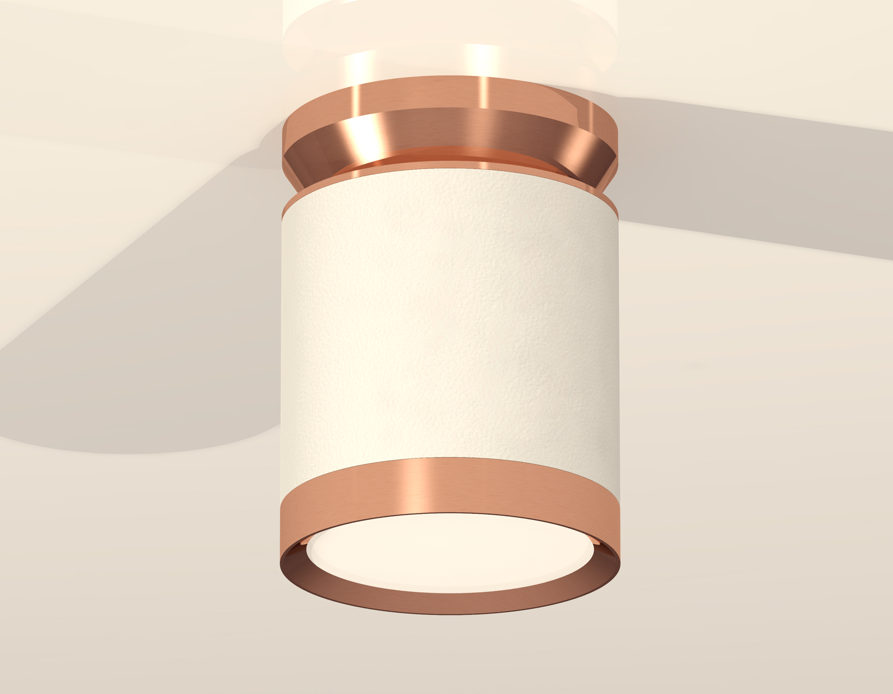 Комплект накладного светильника XS8141035 SWH/PPG белый песок песок/золото розовое полированное GX53 (N8912, C8141, N8126)