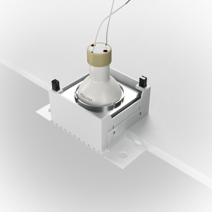 Встраиваемый светильник Share GU10 1x20Вт Maytoni Technical DL051-01-GU10-SQ-WS (dl051-01-gu10-sq-ws)