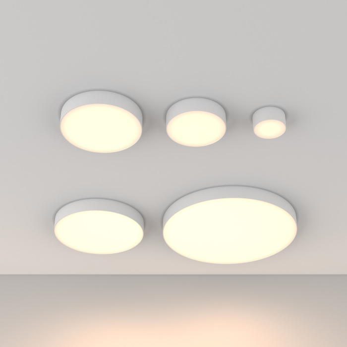 Потолочный светильник Zon 3000K 1x26Вт 120 LED Maytoni Technical C032CL-L32W3K (c032cl-l32w3k)